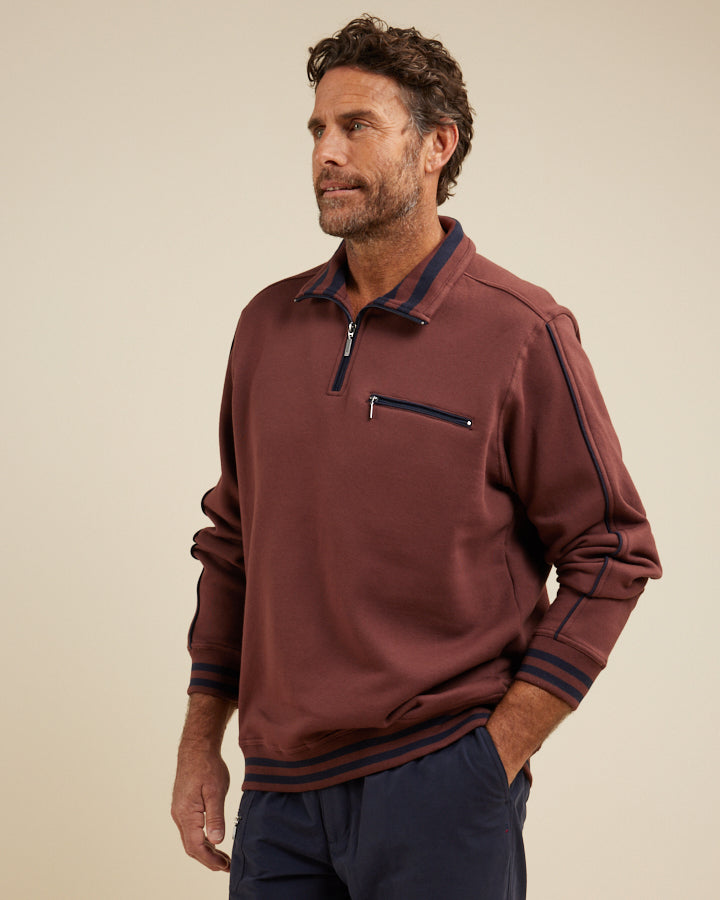 Kyler Snowy Mt Fleece Half Zip
