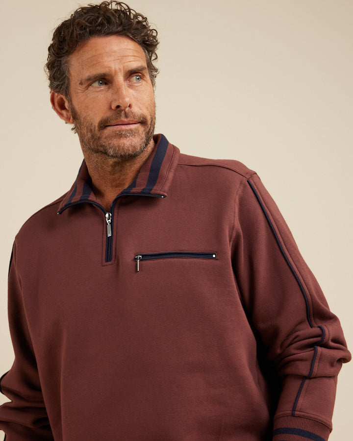 Kyler Snowy Mt Fleece Half Zip