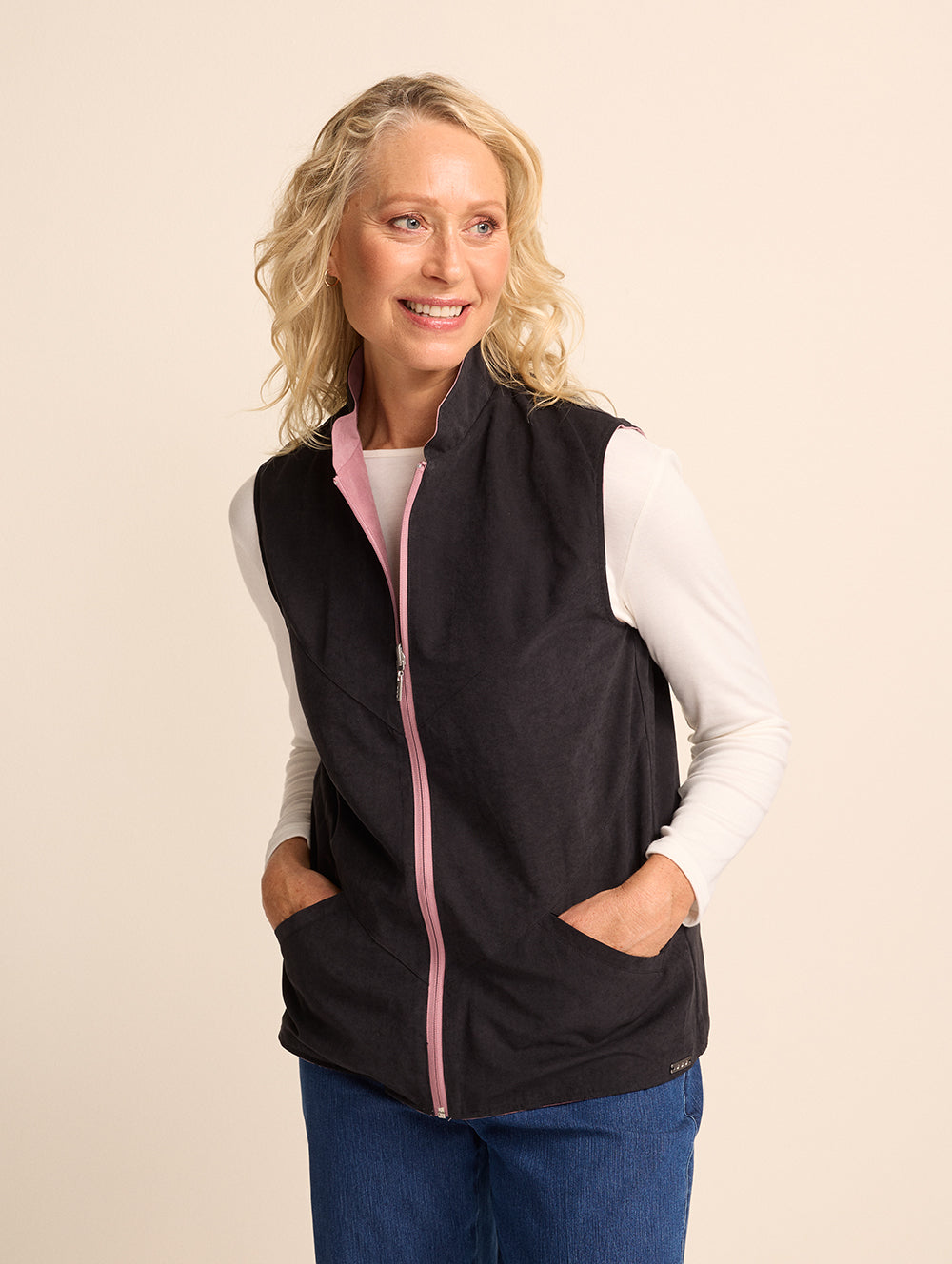 Microfibre Reversible Vest