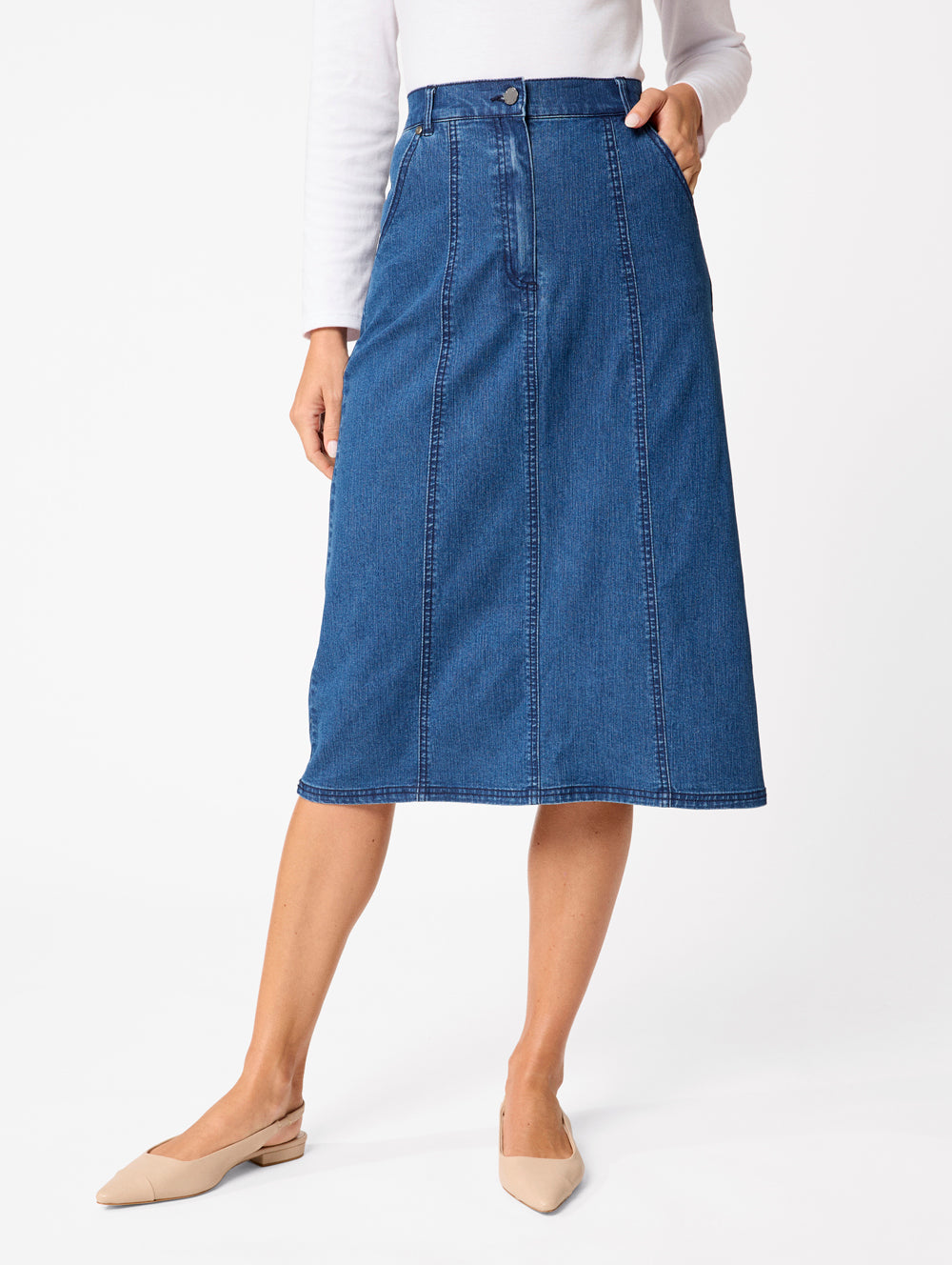 Heritage Denim Skirt