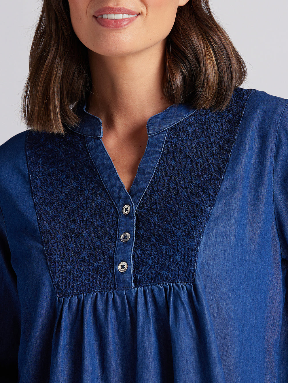 Inez 3/4 Sleeve Blouse