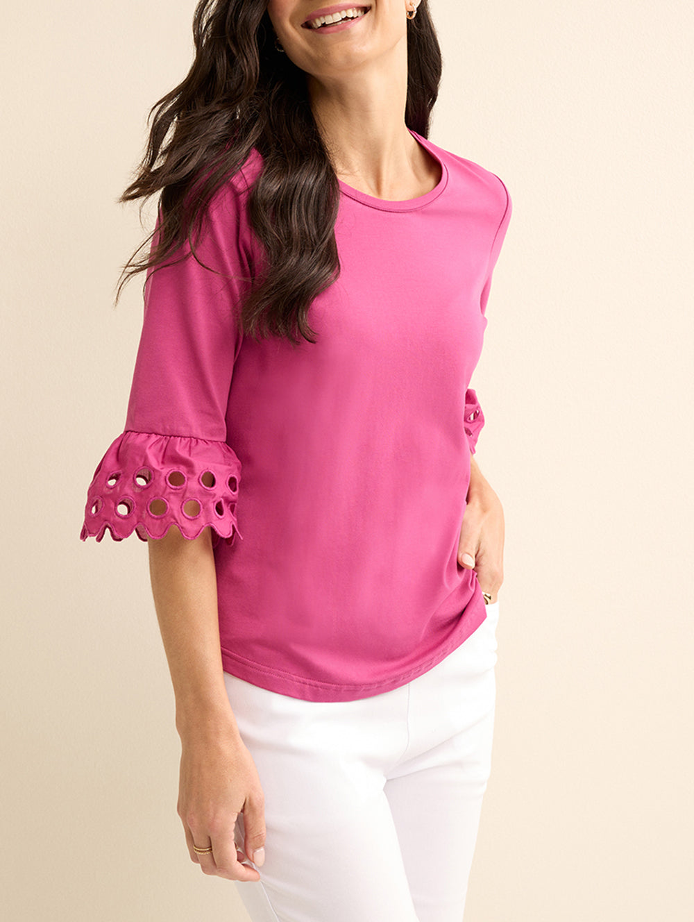 Rae Elbow Sleeve Top