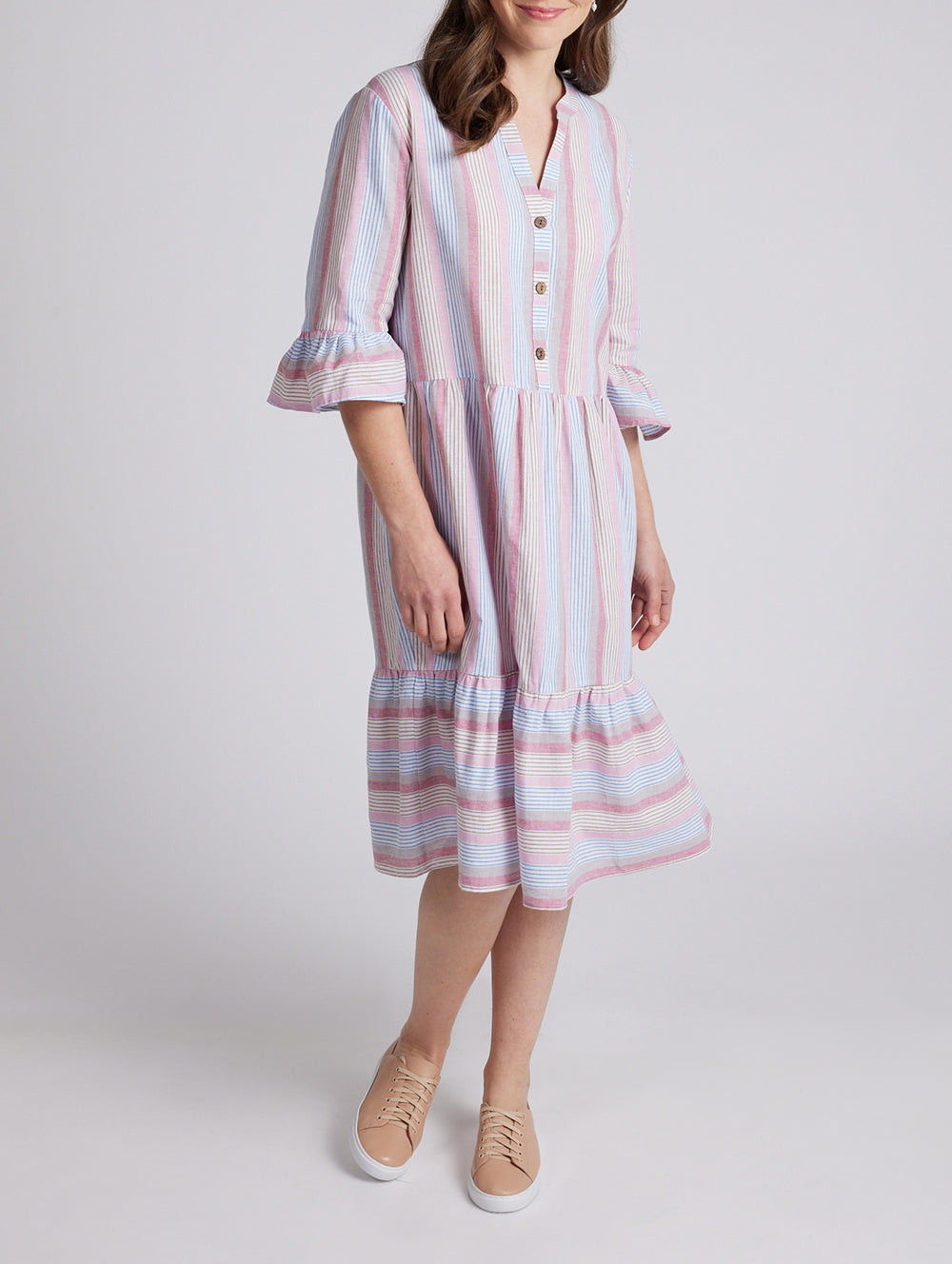 Lou Elbow Sleeve Dress