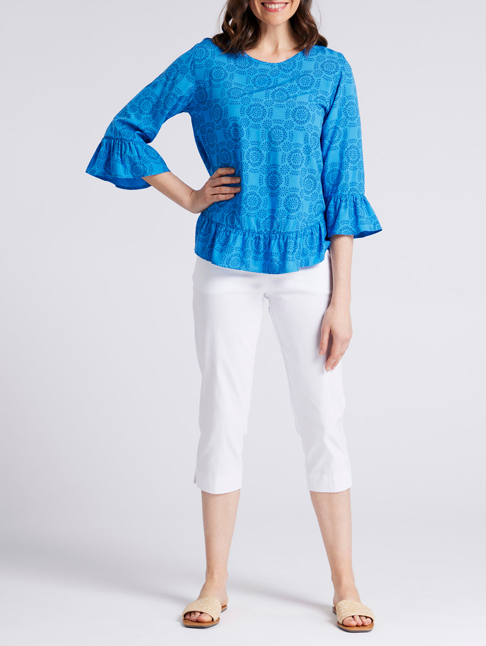 Elsyia 3/4 Sleeve Blouse