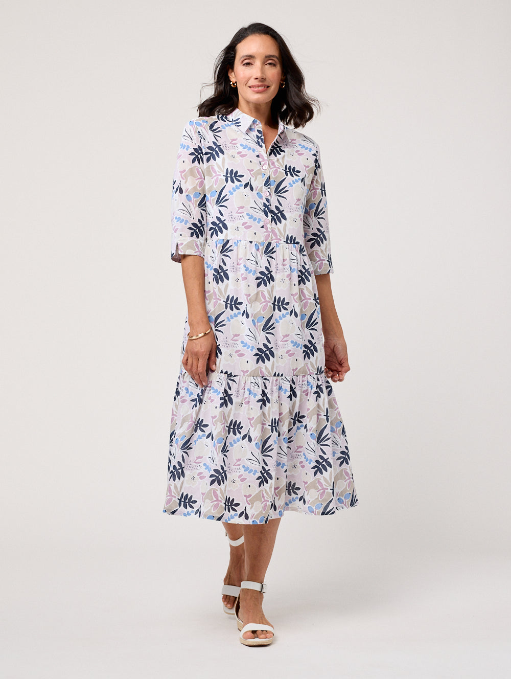 Leysa Elbow Sleeve Dress
