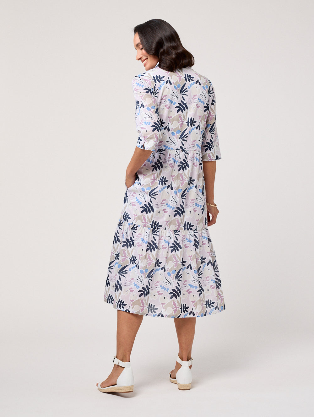 Leysa Elbow Sleeve Dress