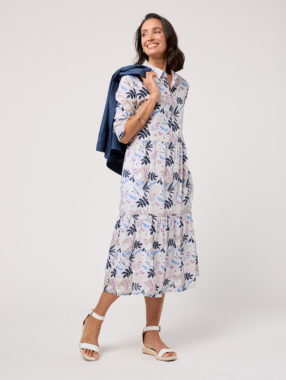 Leysa Elbow Sleeve Dress