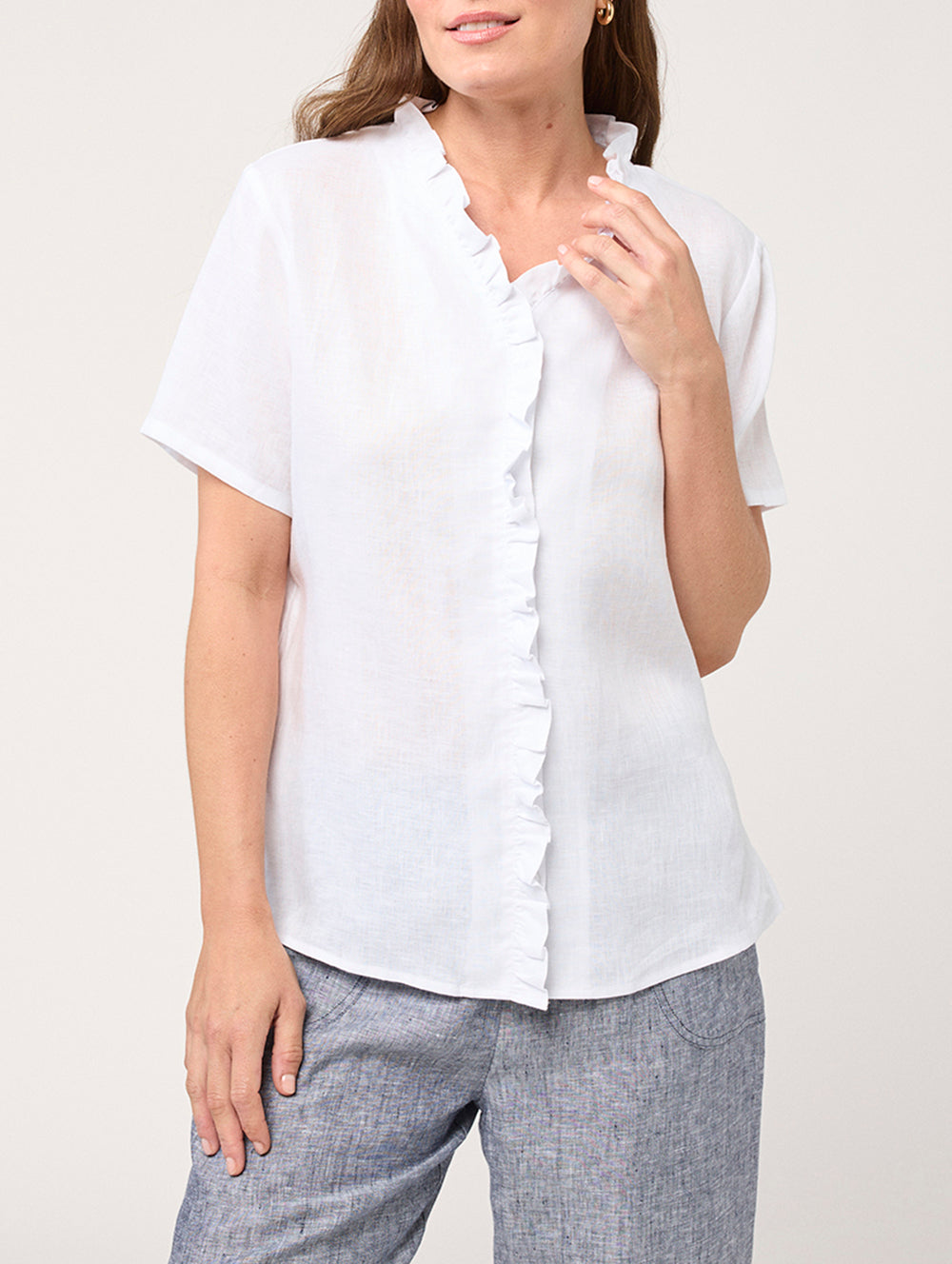 Niya Ruffle Shirt