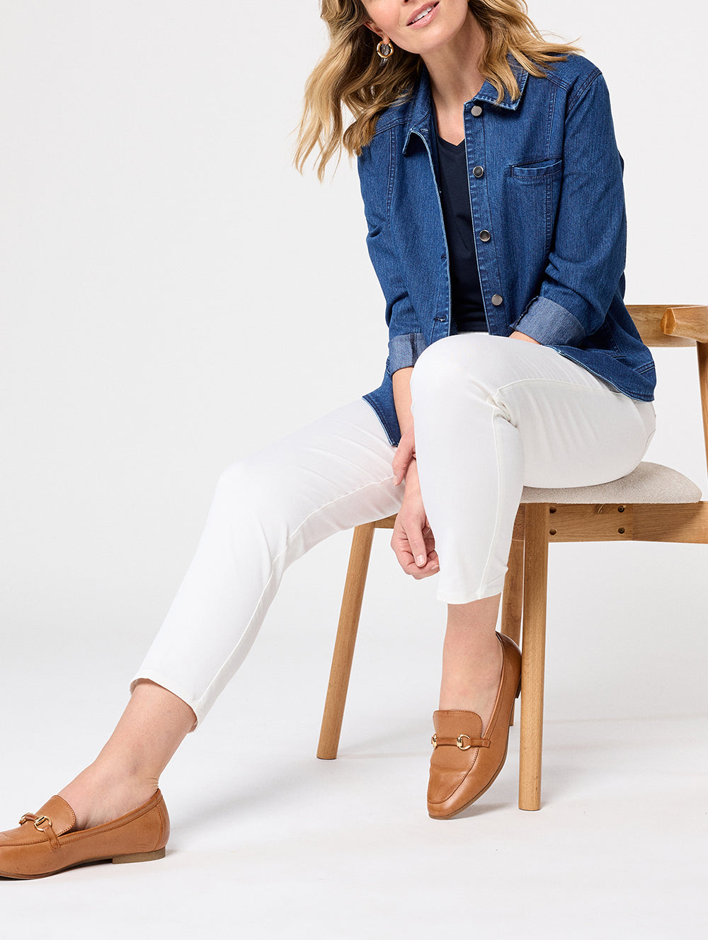 Taren Slim Leg Short Length Pant