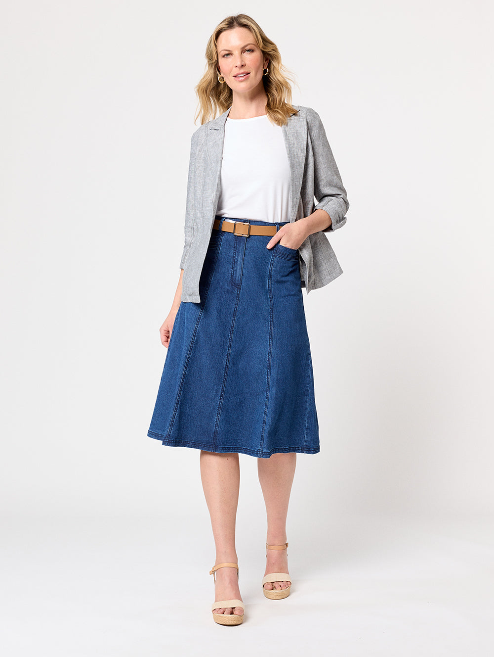 Heritage Denim Skirt