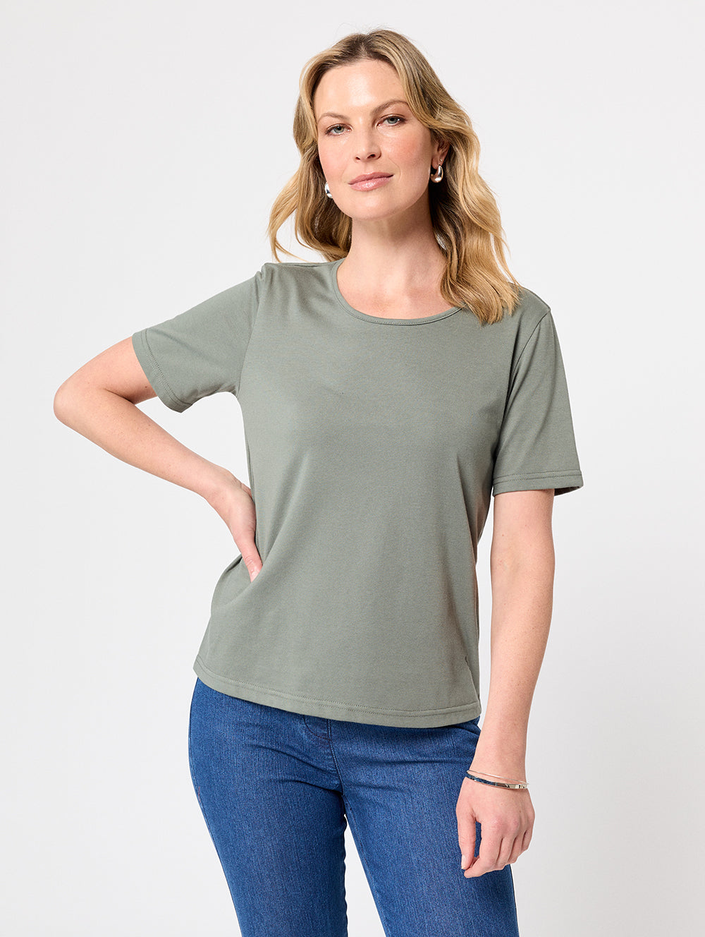Kinnersly Scoop Neck Tee