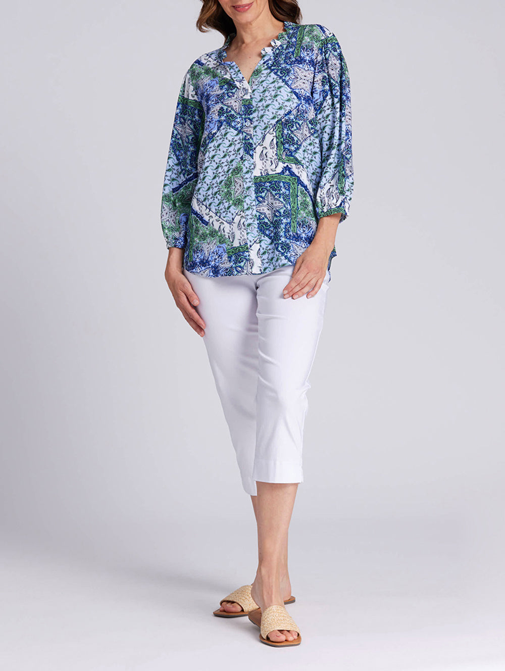 Tenisha 3/4 Sleeve Shirt