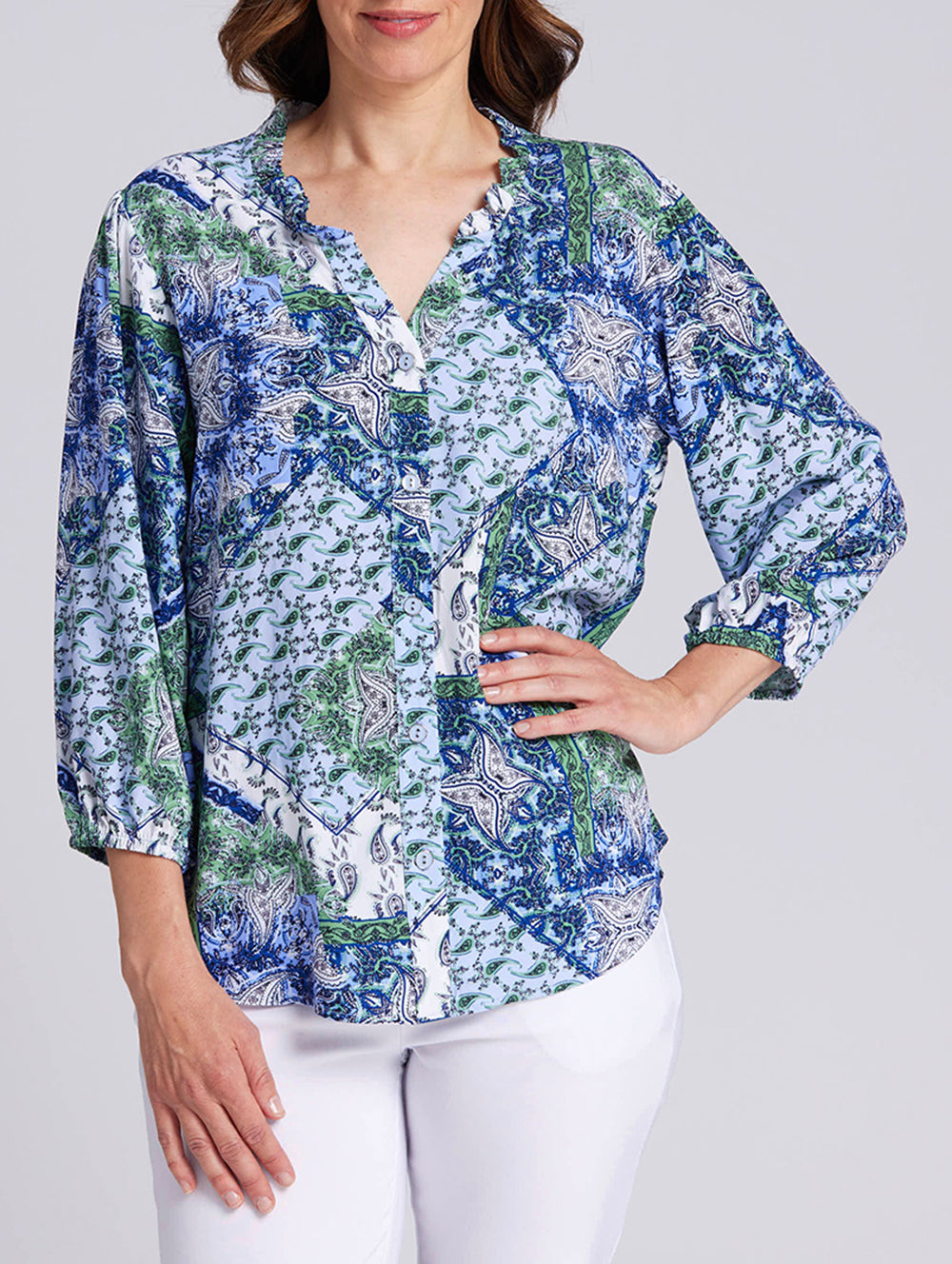 Tenisha 3/4 Sleeve Shirt