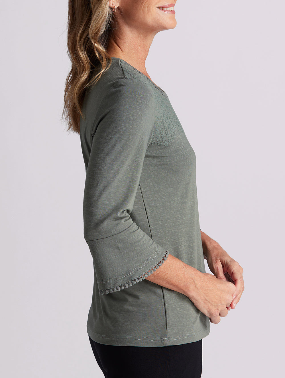 Marcie 3/4 Sleeve Top