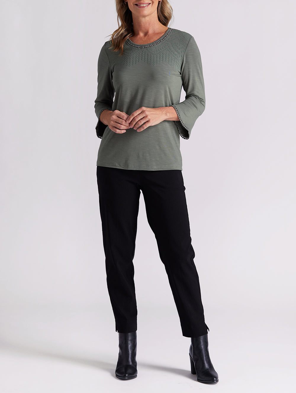 Marcie 3/4 Sleeve Top