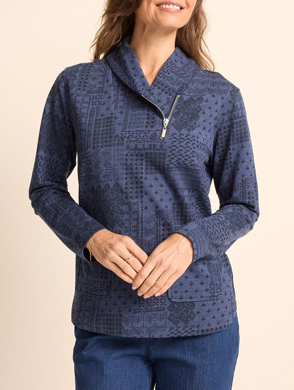 Kori 1/2 Zip Top