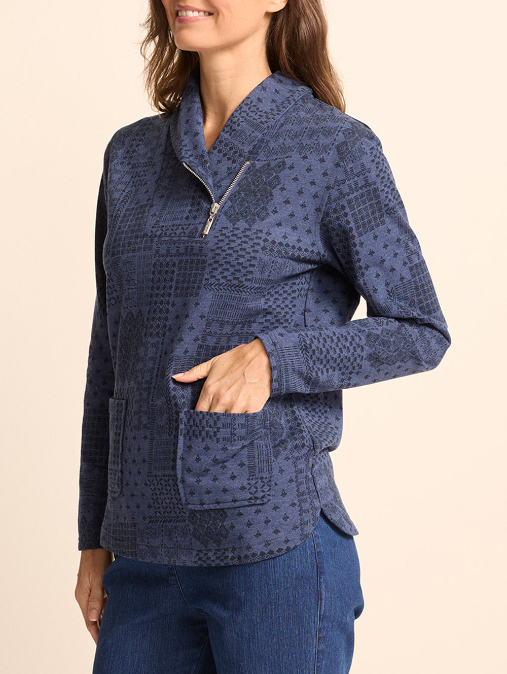 Kori 1/2 Zip Top