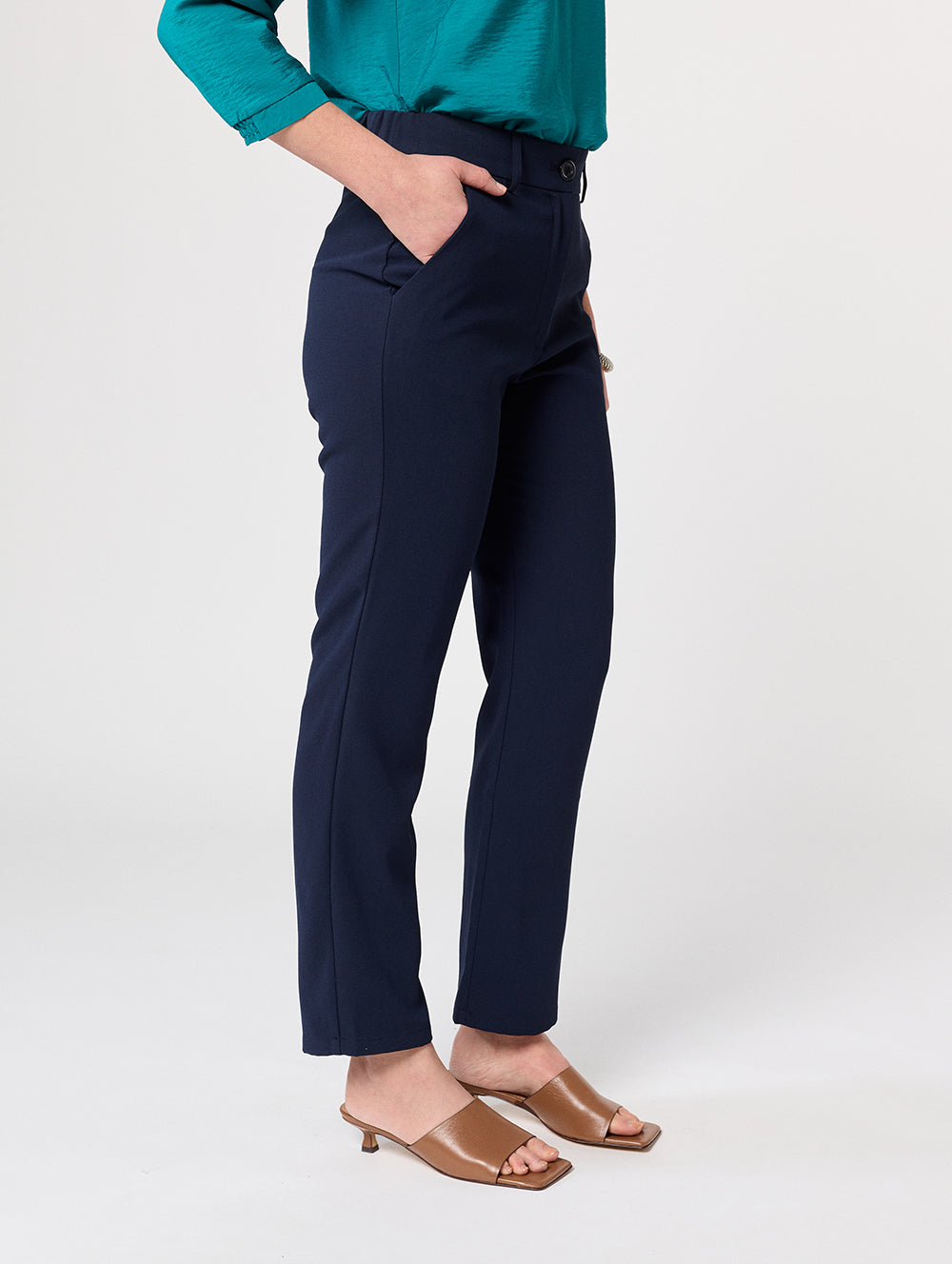 Crepe Luxe Full Length Pant