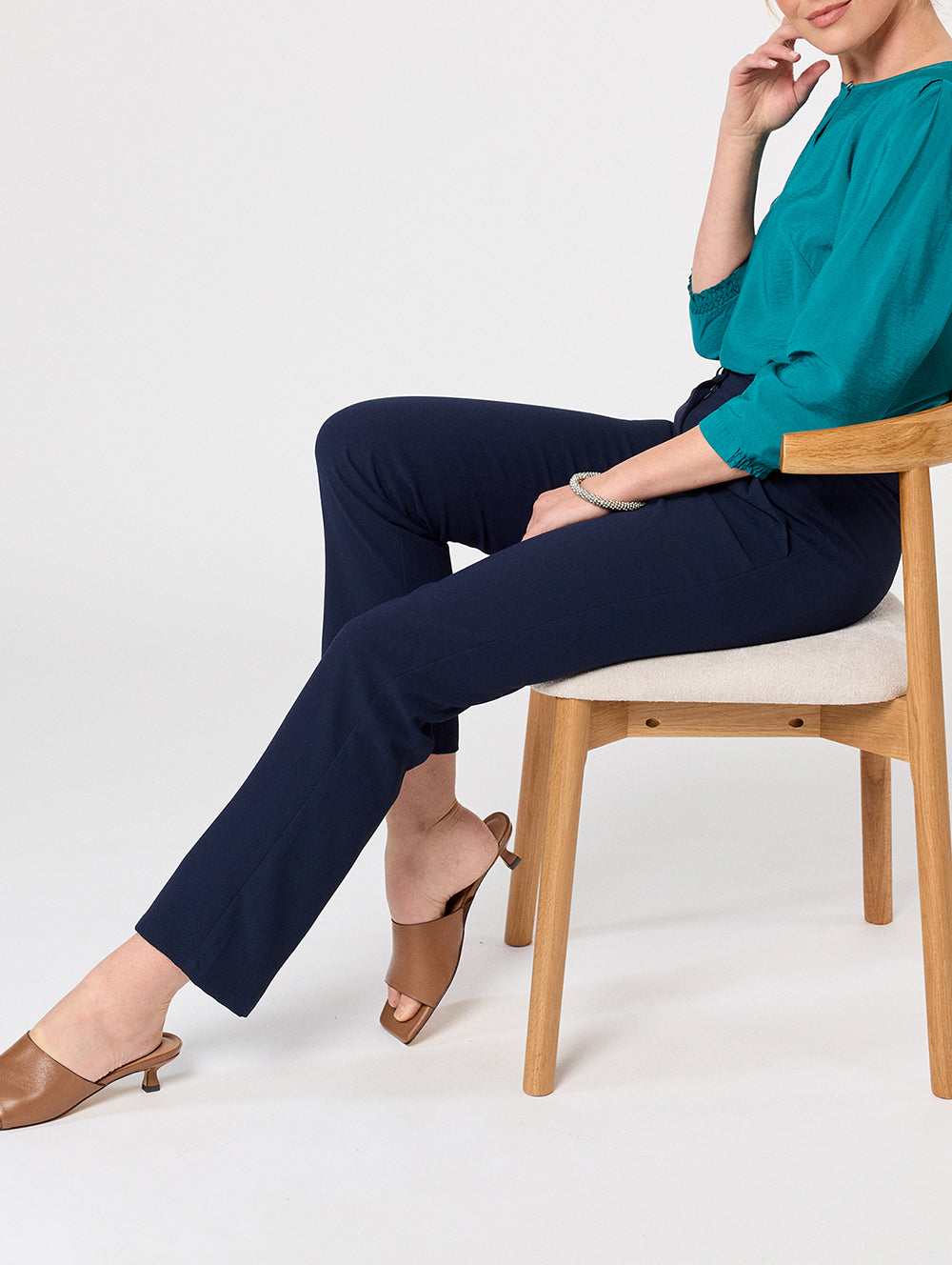 Crepe Luxe Full Length Pant