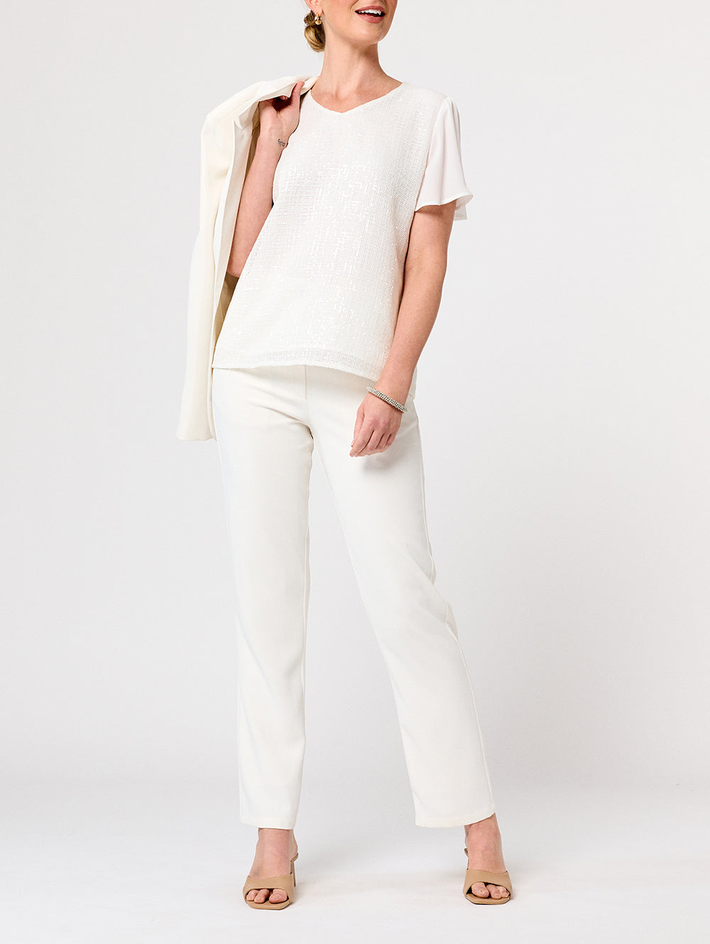 Crepe Luxe Full Length Pant