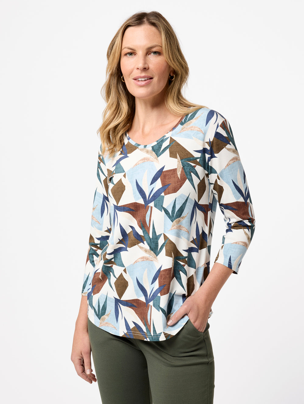 Jasmyn 3/4 Sleeve Top