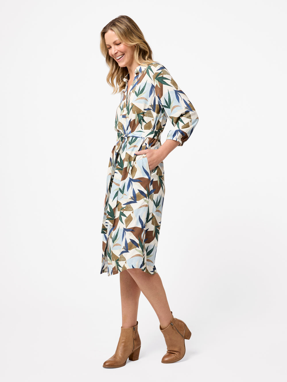 Jasmyn 3/4 Sleeve Dress