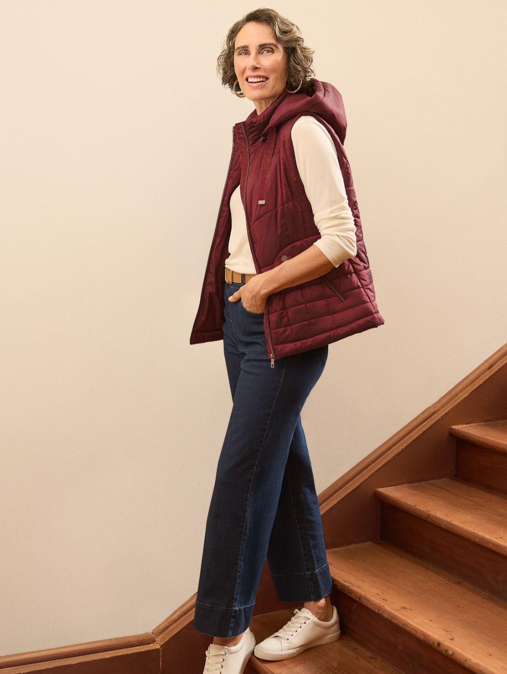 Intense Denim Wide Leg Jean