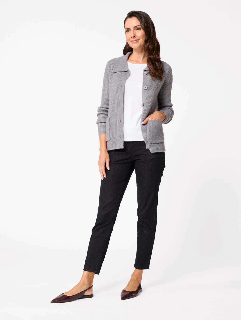 Caralina Button Cardi
