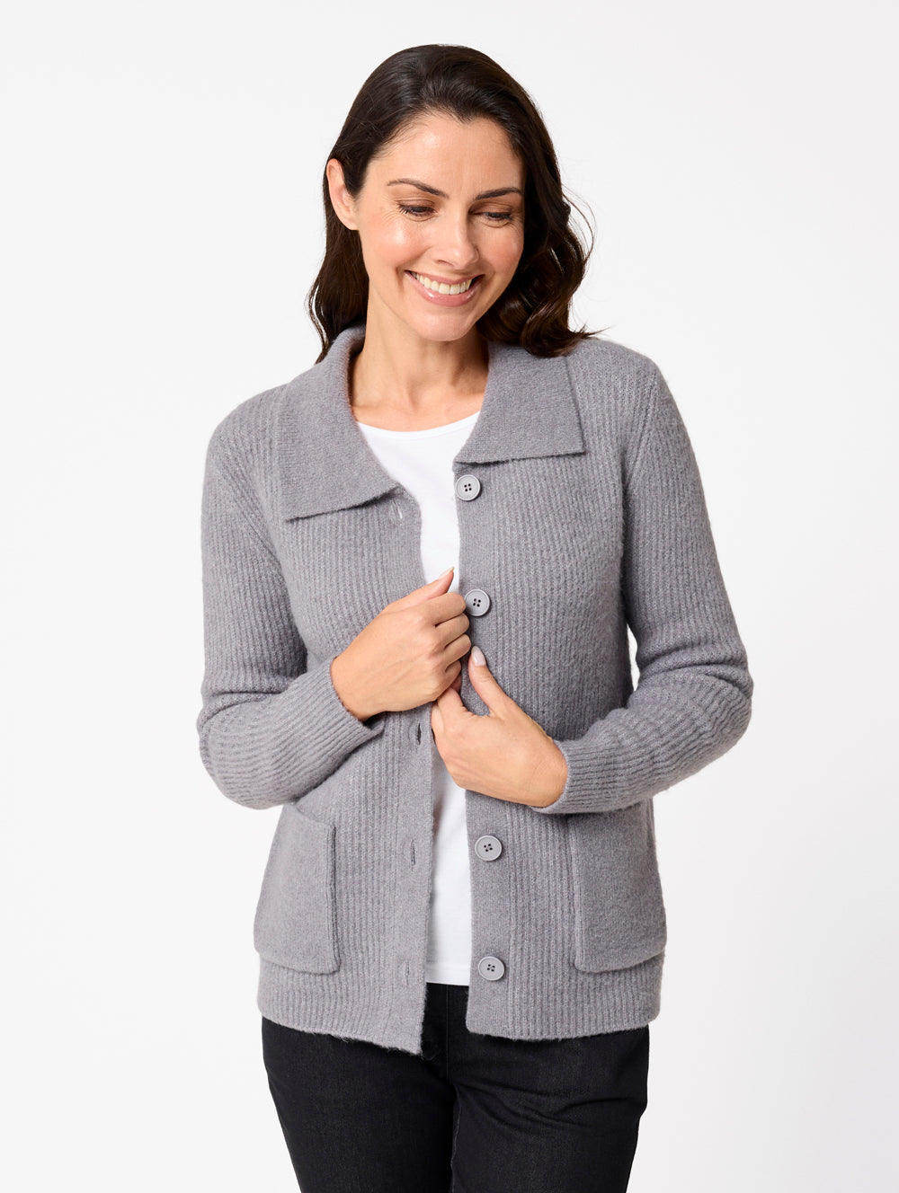 Caralina Button Cardi