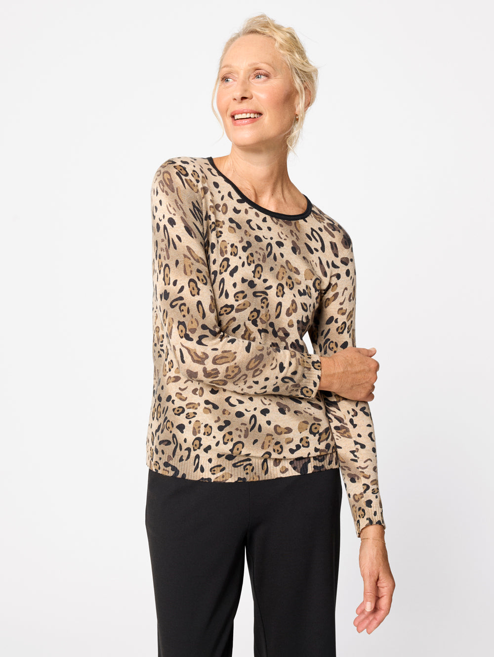 Leopard Print Knit