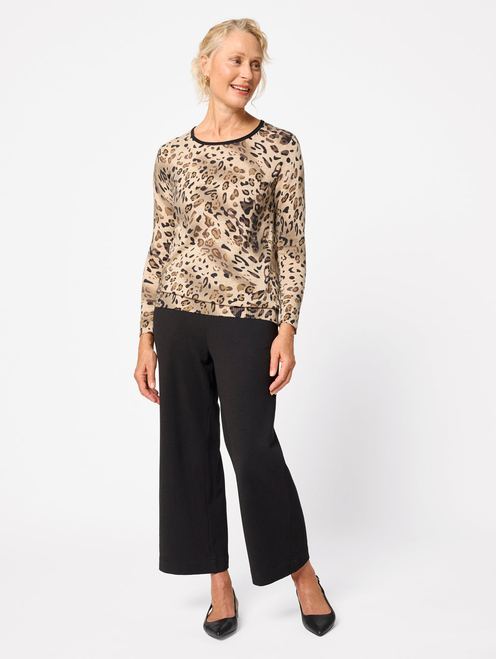 Leopard Print Knit