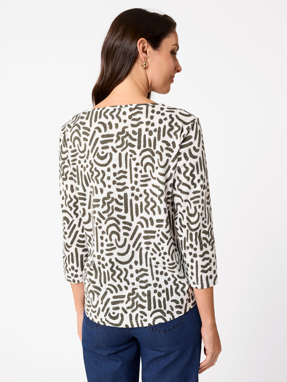 Ely 3/4 Sleeve Top