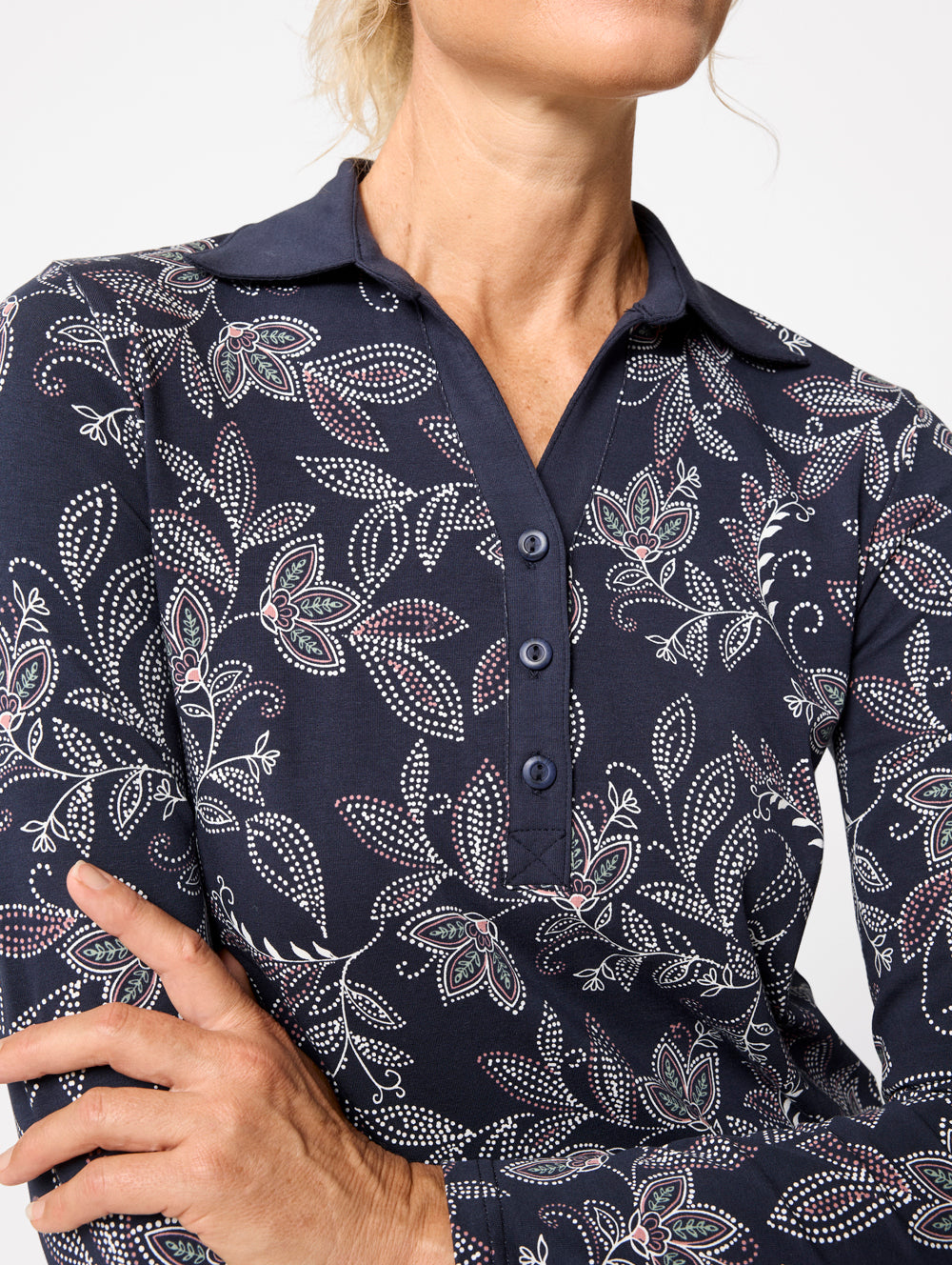 Arona Long Sleeve Polo