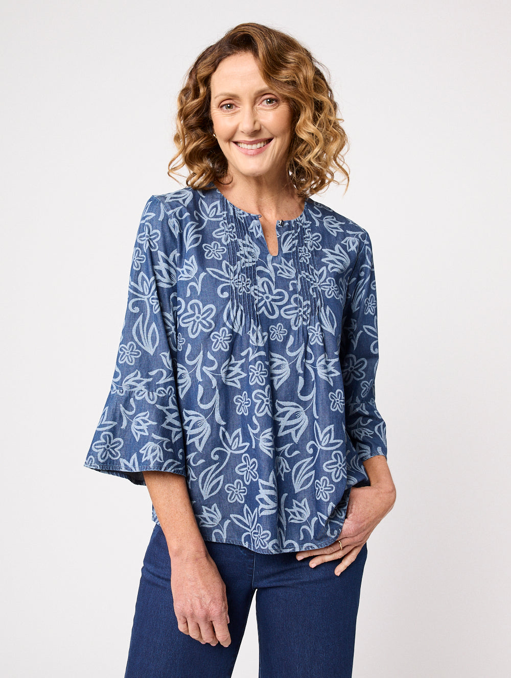 Lovella 3/4 Sleeve Blouse