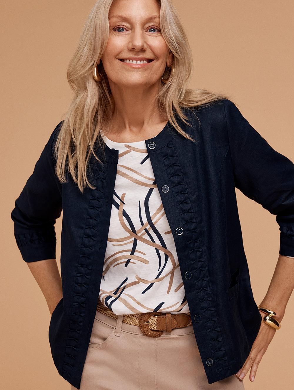 Monty Pintuck Jacket
