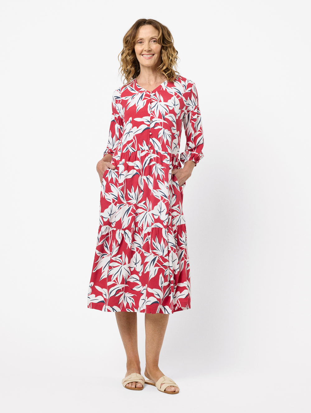 Levonne 3/4 Sleeve Dress