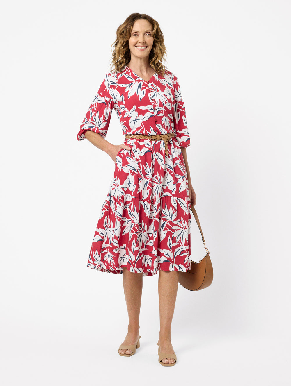 Levonne 3/4 Sleeve Dress