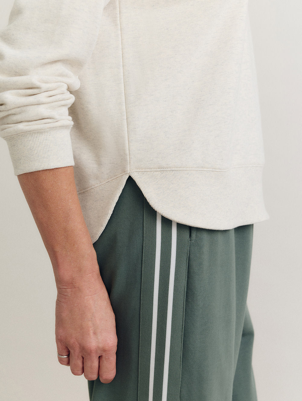 Madie Curved Crew Top