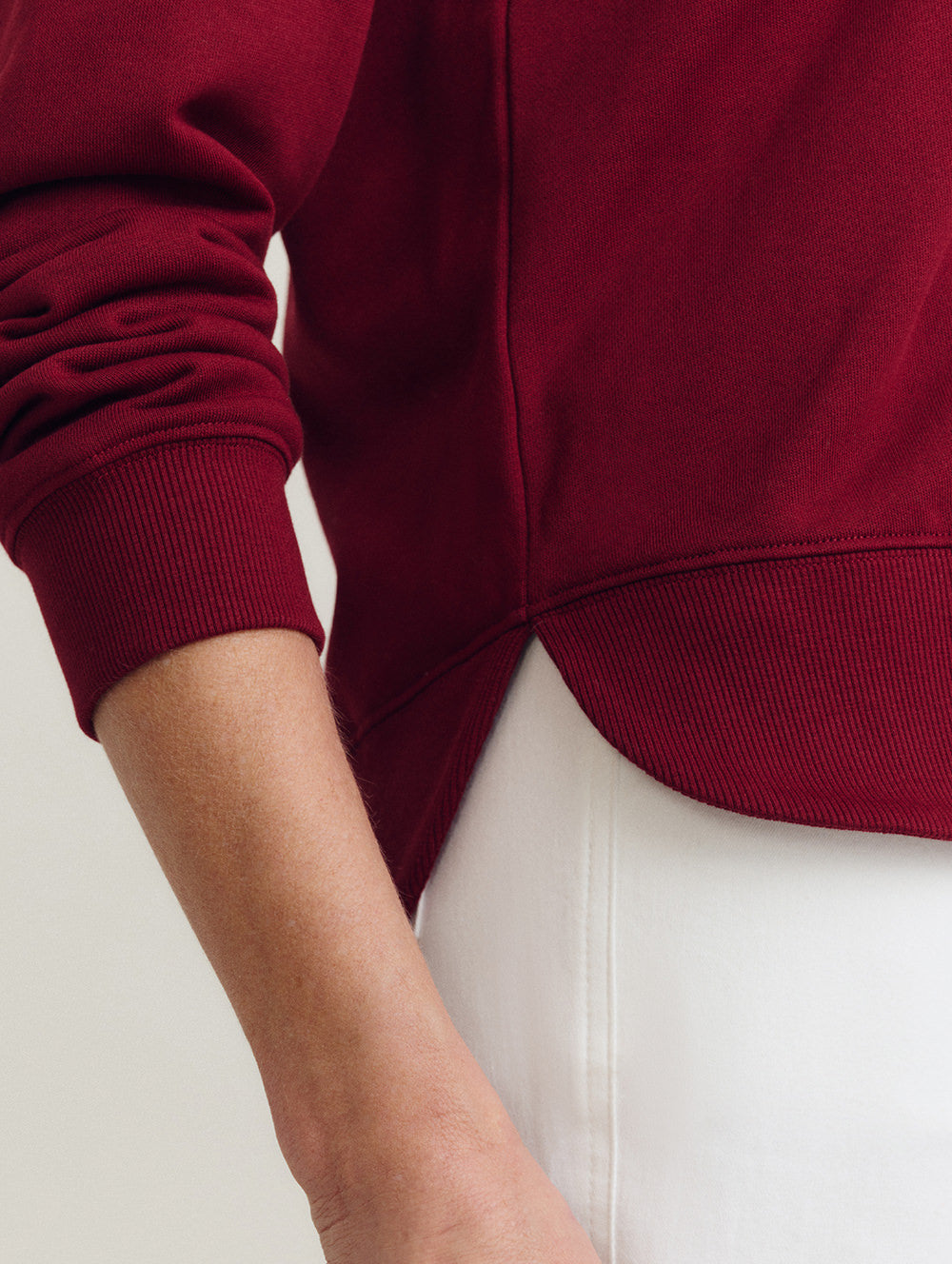 Madie Curved Crew Top