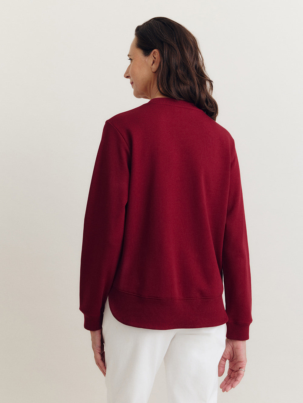 Madie Curved Crew Top