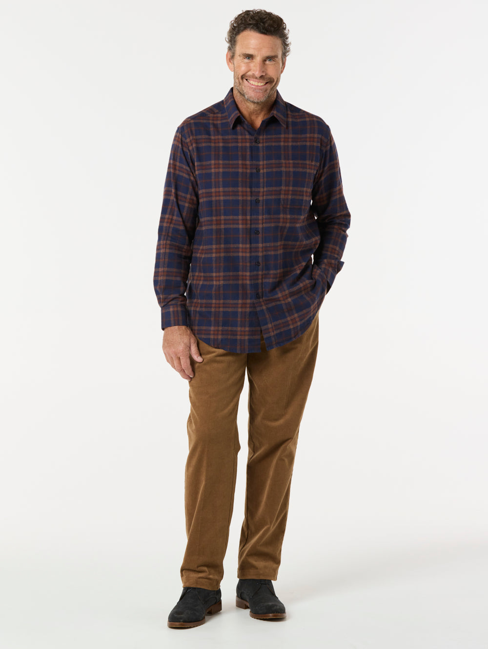 Quinlan Cotton Brush Shirt