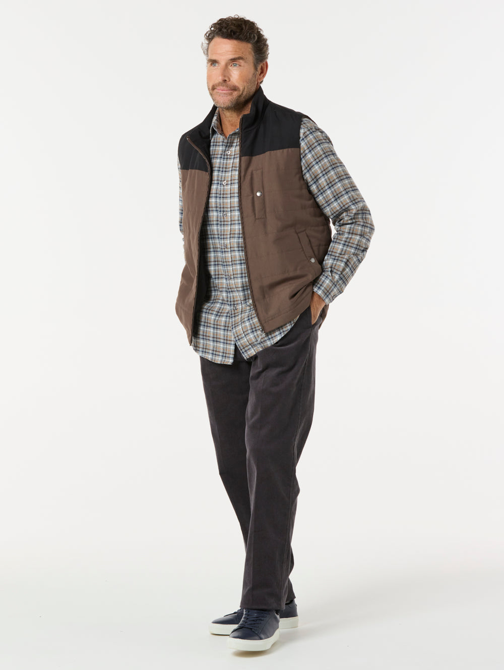 Brennan Cotton Brush Shirt
