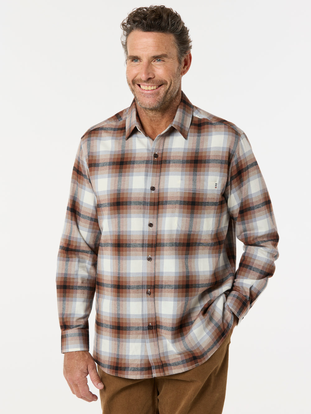 Montez Cotton Brush Shirt