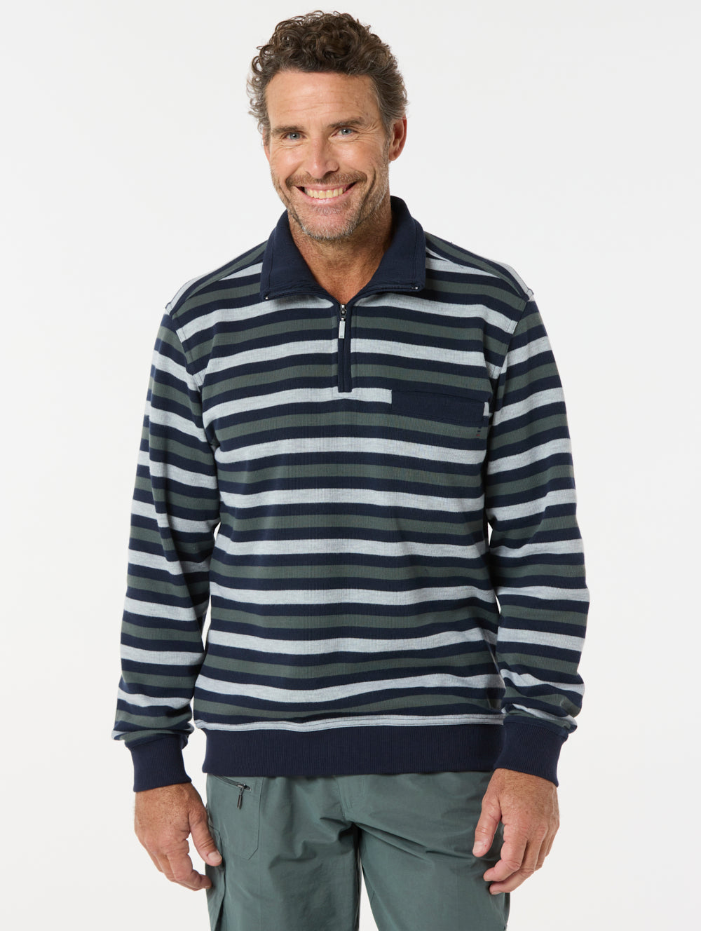 Devon French Rib Half Zip