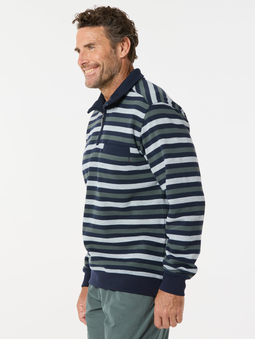 Devon French Rib Half Zip