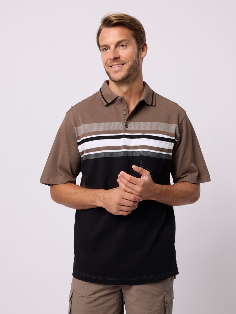 Kiernan Cotton Pique Polo