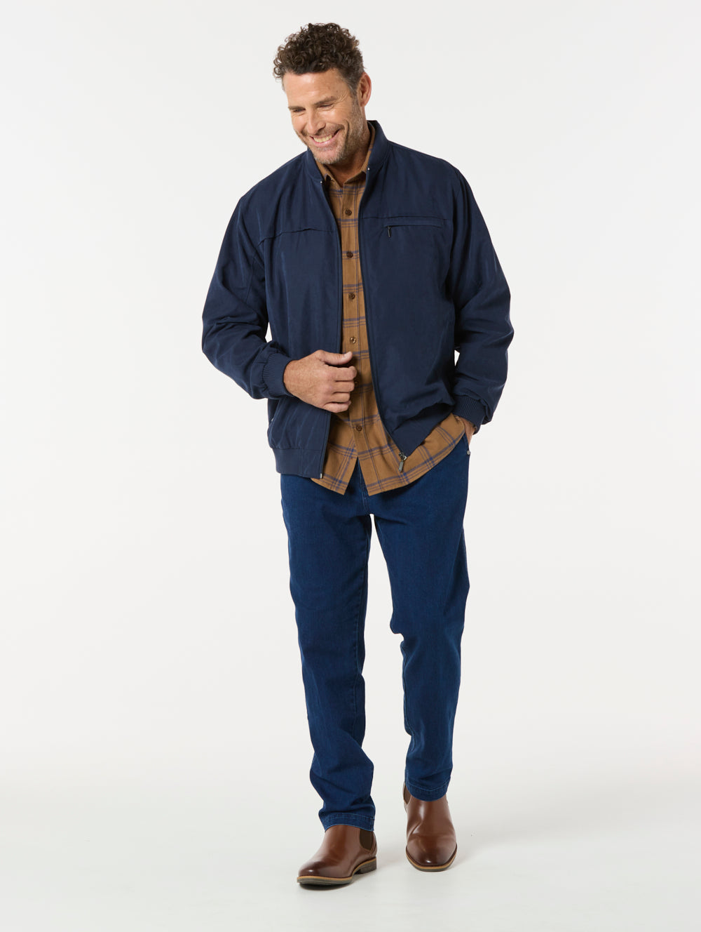 Microfibre Bomber Jacket