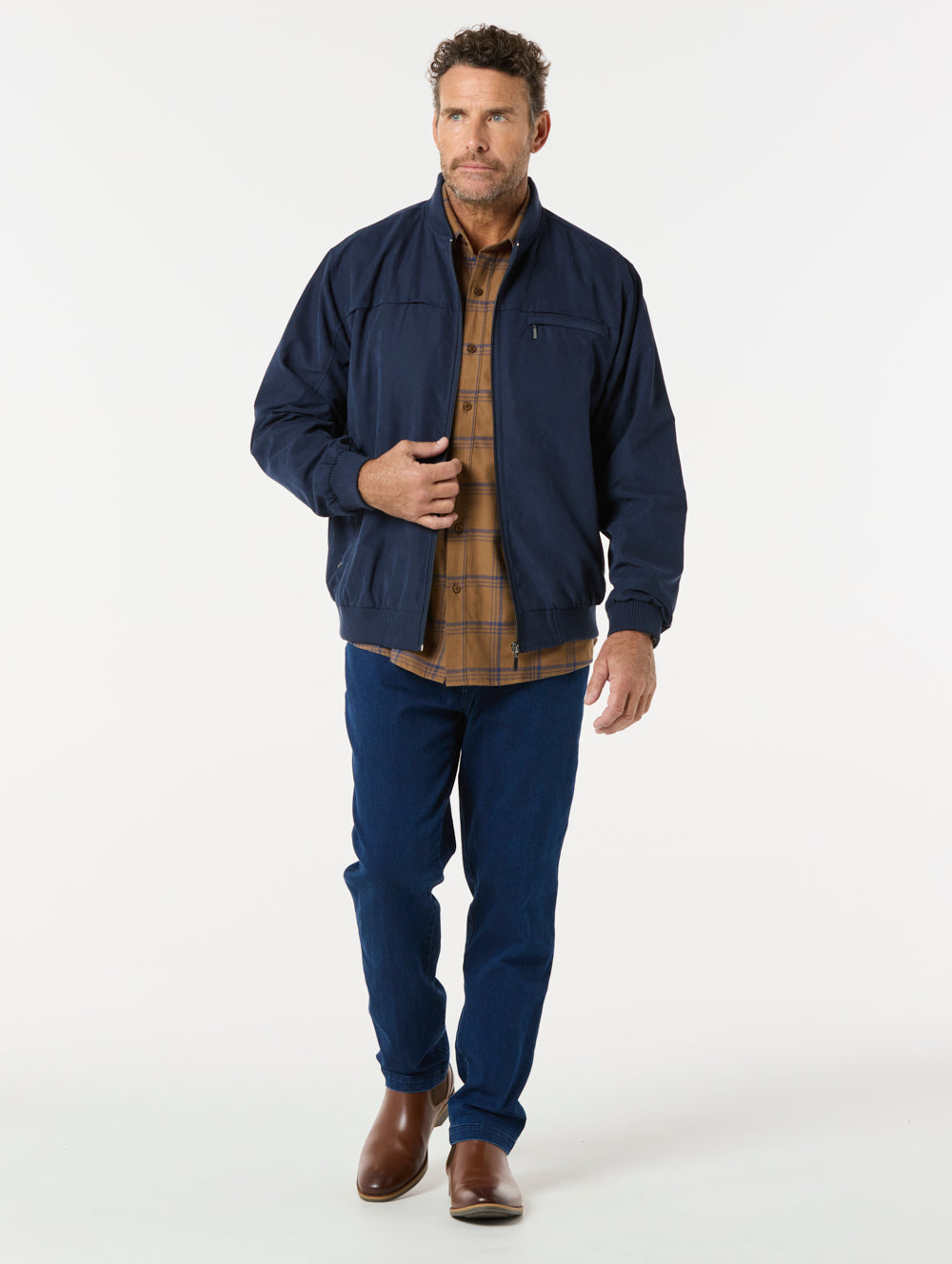 Microfibre Bomber Jacket