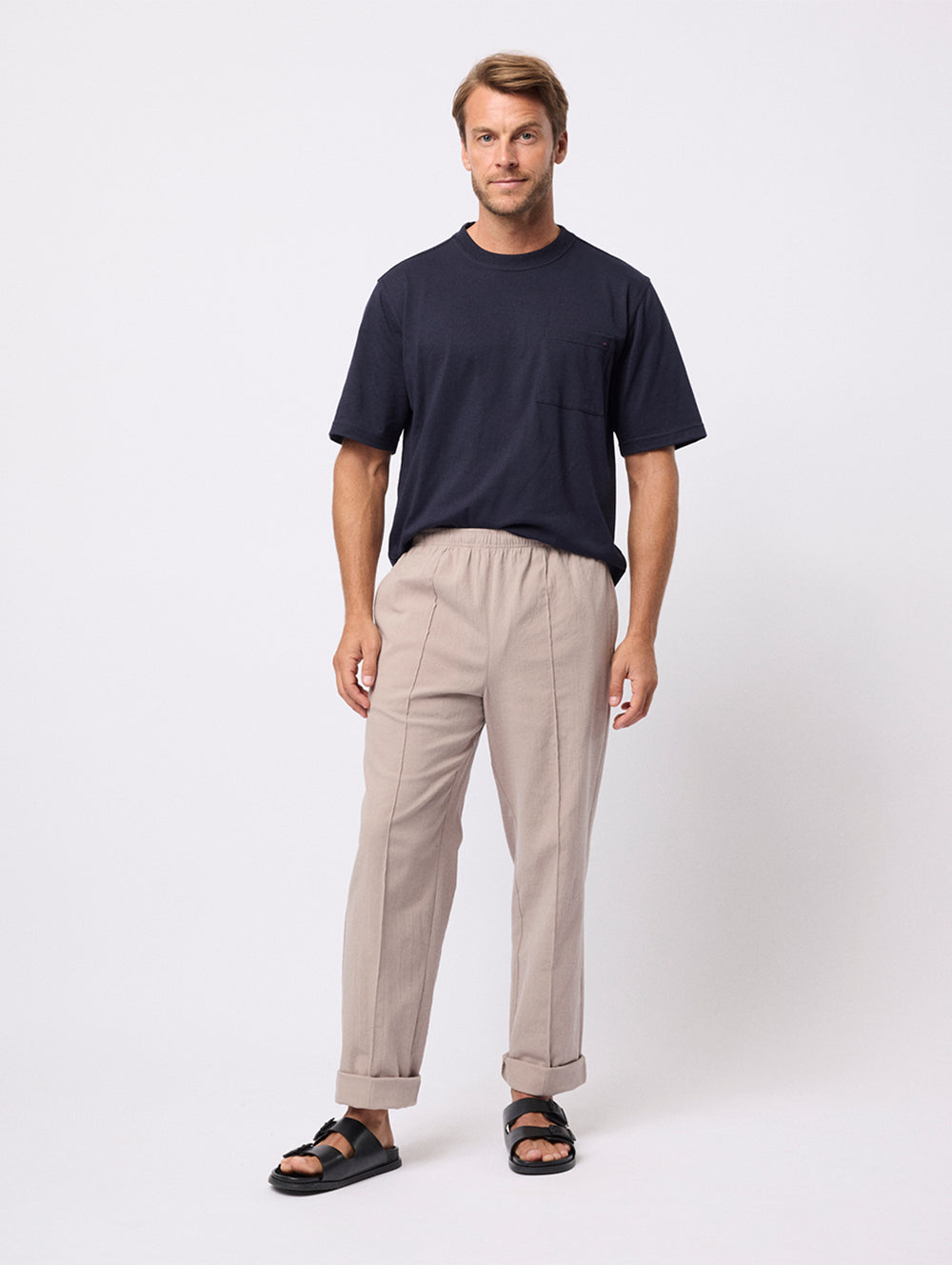 Cotton Crinkle Pant
