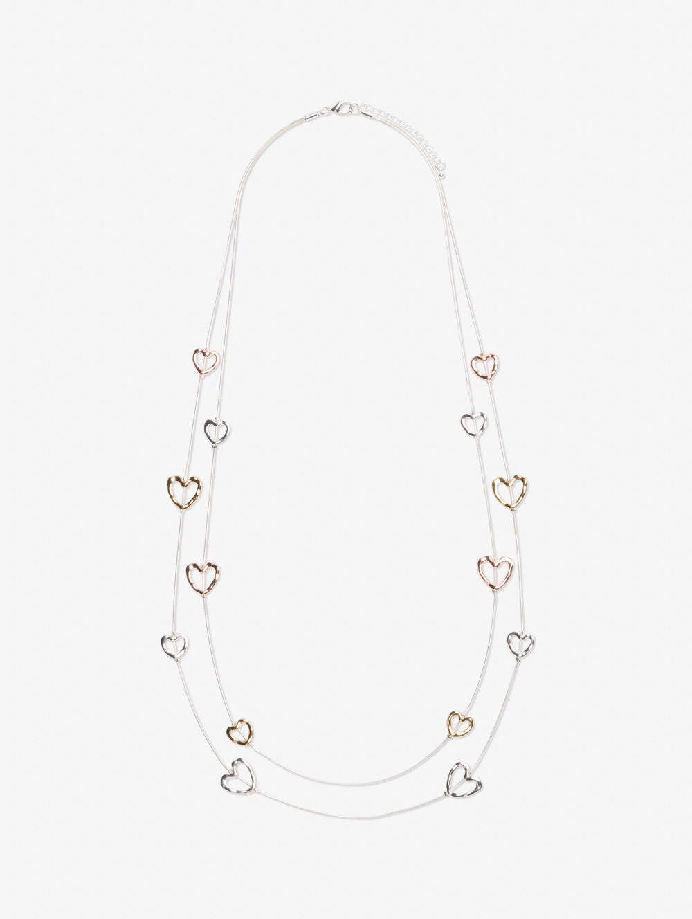 String Of Hearts Necklace